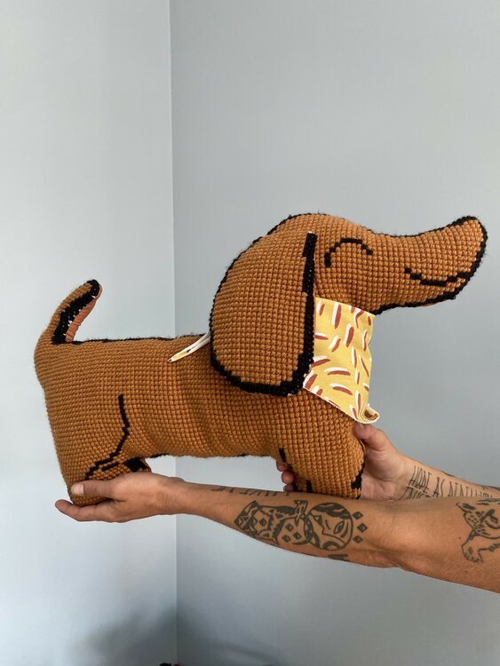 DIY vormkussen teckel