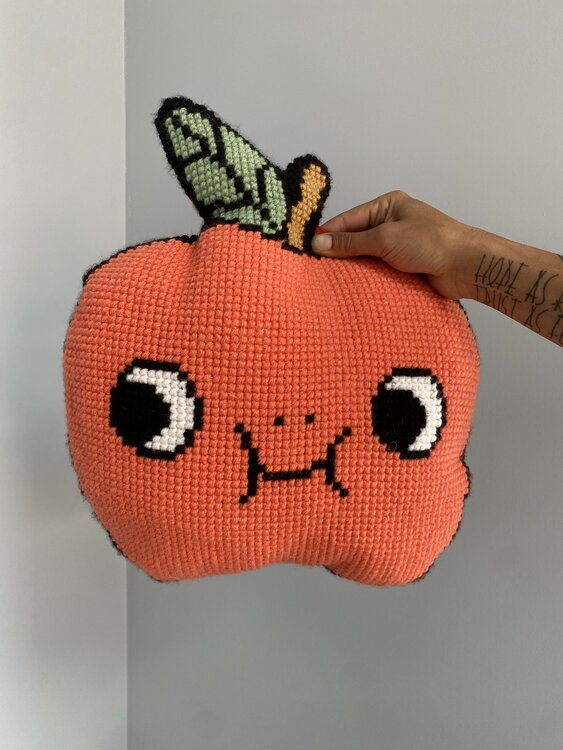 DIY vormkussen appel