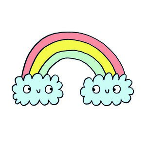 Regenboog strijkapp