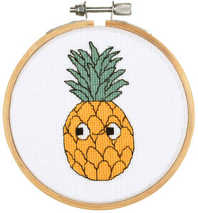 Borduurset Ananas